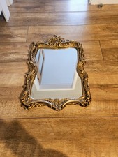 Specchio revival rococò oro 1760 riproduzione vintage Chippendale con ornato