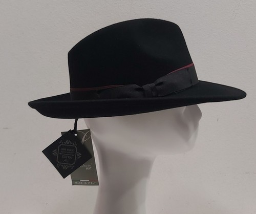 Cappello nero feltro - nero,