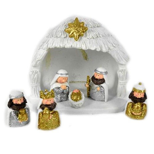 Presepe con capanna natività