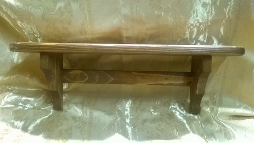 Mensola legno massello - in,