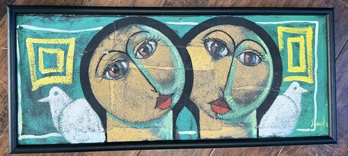 Dipinto olio modernista