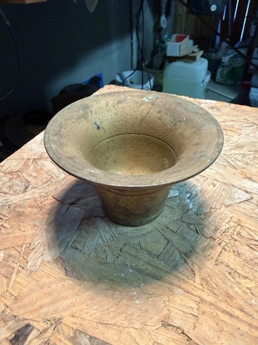Mortaio ottone antico - mortaio,