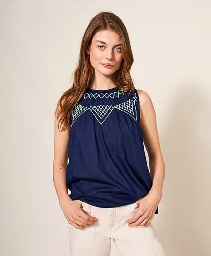 Gilet bianco stoffa esme - bianco,
