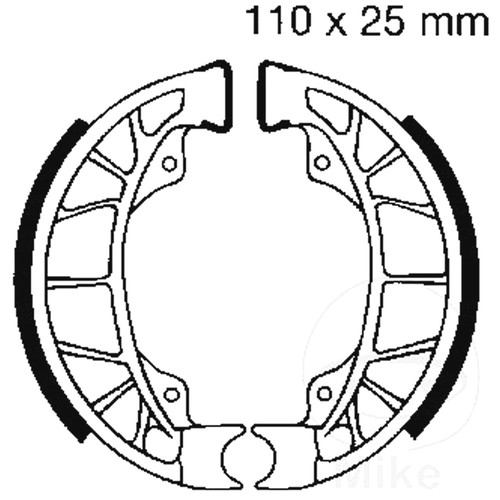 Ebc brake shoes springs - shoes,