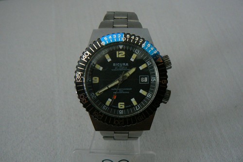 Chronographe vintage sicura - vintage,