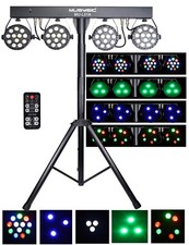 Completo Professionale 4-P Stage Luci LED Sistema DJ Band DMX e Supporto MU-L31A