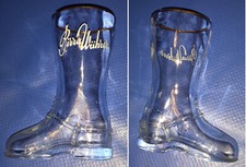 BOCCALE A STIVALE PUBBLICITARIO DELLA BIRRA WUHRER VINTAGE ANNI 60 COLLEZIONE