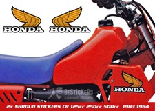 Adesivi convogliatori shroud stickers cr 125 250 500 1983 1984 cr125 cr250 cr500