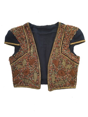 Zara embroidered gilet size - -,