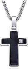 Collana Croce Zircone