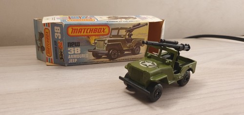 Matchbox armoured jeep no - matchbox,
