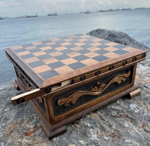 Puzzle scacchiera vintage - , in