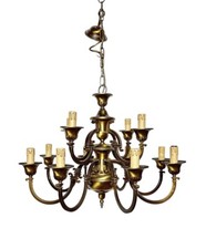 Lampadario ottone anni 50 - ottone,