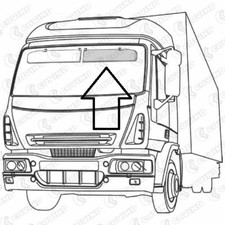 RIPARO SOLE ANTINA PARASOLE VISIERA SINISTRO ADATTO A IVECO EUROCARGO MY 2015