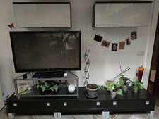 Parete attrezzata soggiorno moderna