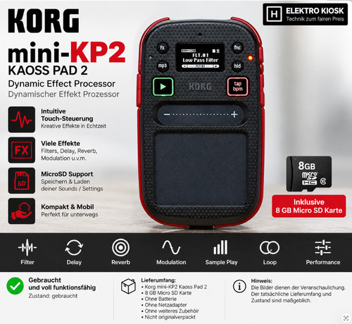 Korg mini kp2 kaoss - mini-kp2,