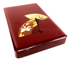 Scatola con coperchio in lacca