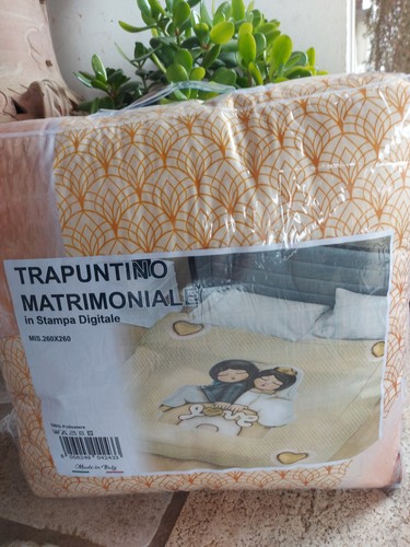 Trapuntino matrimoniale stile - trapuntino,