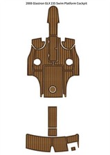 Tappetino cabina abitacolo Glastron GLX 235 2008 piattaforma nuoto barca EVA teak deck