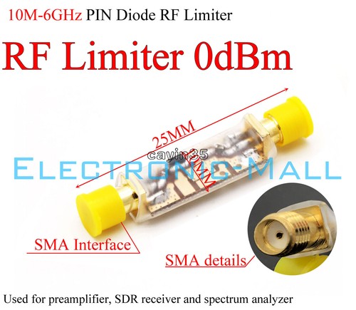 0dbm 10m 6ghz sma pin - pin, rf