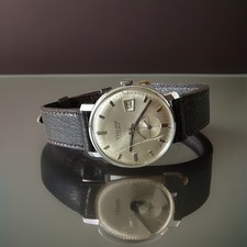Orologio Uomo Vintage Raro VELLOIS 17 Rubis Data Meccanico - Funzionante, Funziona leggermente lento
