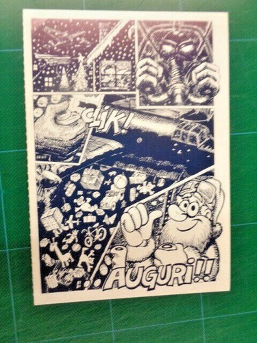 Cartolina auguri fumetti - , a