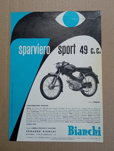 1957 bianchi motocicletta - 1957,