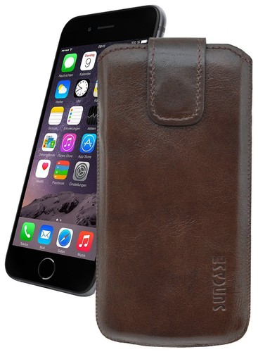 Custodia cuoio cellulare - cuoio,