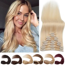 Biondo Clip In AAA+ Real Remy