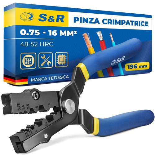 Pinza crimpatrice - s&r,