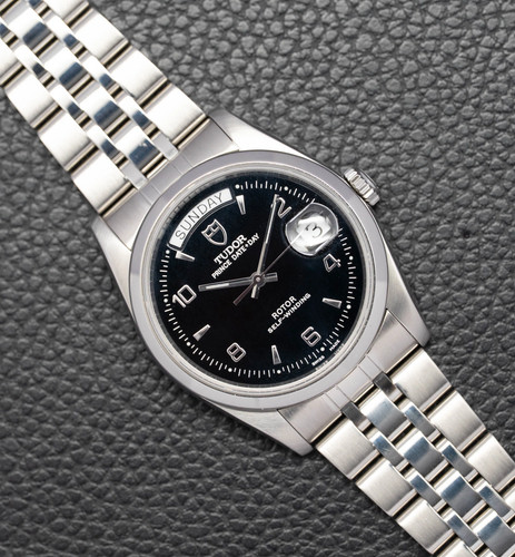 Tudor date day 76200 black - date-day,