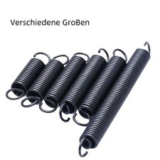5 Stück Schwarz Federn Stahl