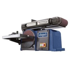 LEVIGATRICE COMBINATA DA BANCO A NASTRO 100MM PIU' DISCO 150MM SCHEPPACH BTS900