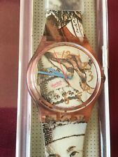 Orologio da polso SWATCH Gent MASQUERADE (GP105)-NUOVO/NOS-Barocco-Rosa/Bianco-L@@K