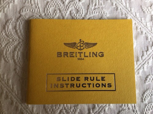 Libretto breitling slide rule - libretto,