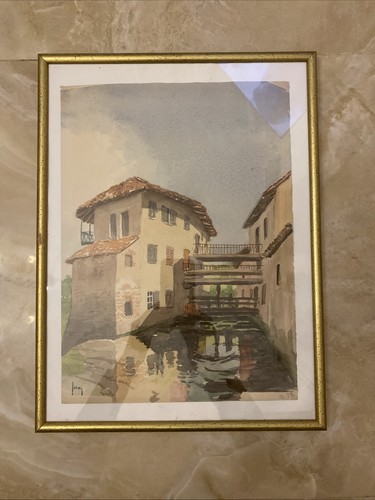 Vecchie case sul canale - case, canale”