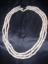 3 FILI PERLE DI FIUME PER COLLANA