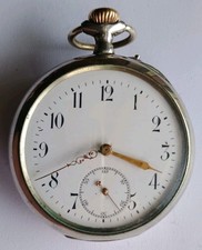 Antico Orologio Remontoir Cilindre 10 Rubis Argento 800 Marchiato DA REVISIONARE