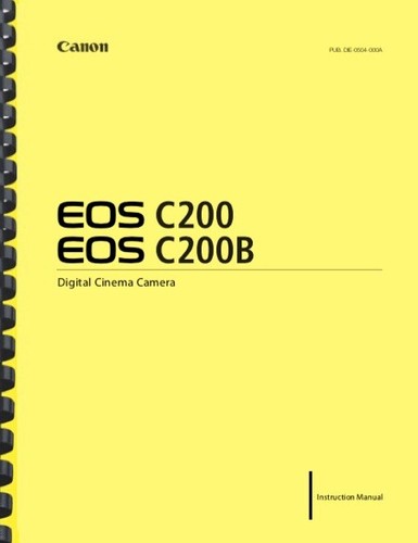 Canon c200 c200b cinema eos - c200,
