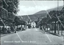 bu265 cartolina roccarainola piazza s.giovanni provincia di napoli campania