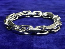 8.5 " 82g Pesante Grande 10MM Collegamento Baraka Stile 925 Argento UOMO