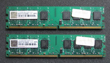 Transcend 2x 1GB DDR2 800 DIMM 5-5-5 RoHS [MP], memoria di lavoro