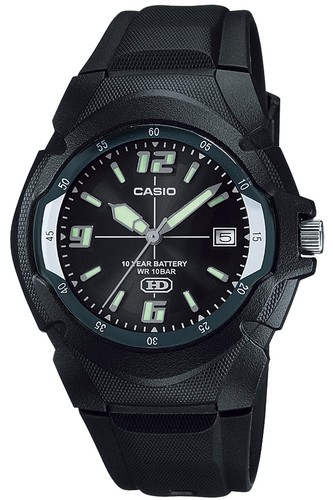 Casio 600f 1ajh uomo - mw-600f-1ajh, nero
