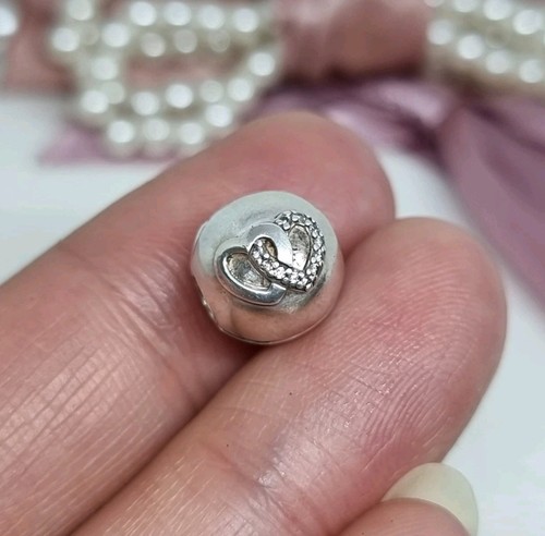 Charm clip cuori incastro - ad,
