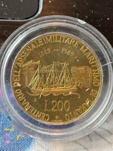 200 lire 1989 proof serie - proof,