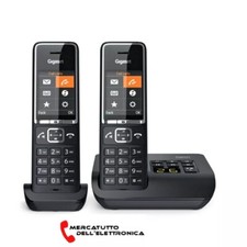 Telefono Cordless Gigaset Comfort 550A Duo Vivavoce Segreteria Presa Auricolari