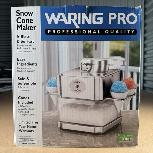 Waring pro snow cone maker - snow,