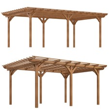 Outsunny Wooden Pergola
