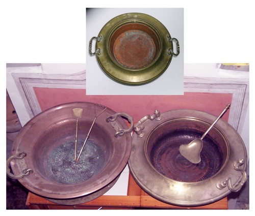 Braciere antico rame ottone - braciere,