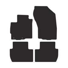 CI16-5 Set Tappetini Velluto Premium Opaco Blu per Peugeot 4007 2008-2012 tappet